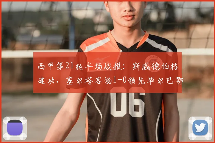 西甲第21轮半场战报:斯威德伯格建功,塞尔塔客场1-0领先毕尔巴鄂,附比赛关键数据与球员分析